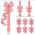 Valentine's Day Pink Heart Large Bow Decoration